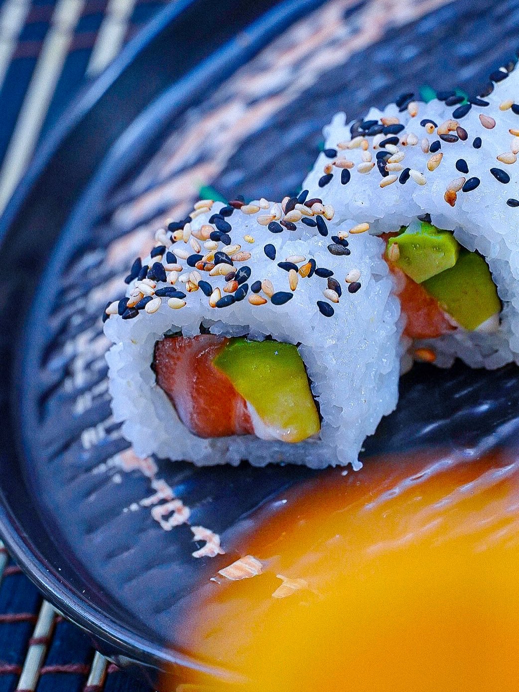 Sushi plate at L’Adresse