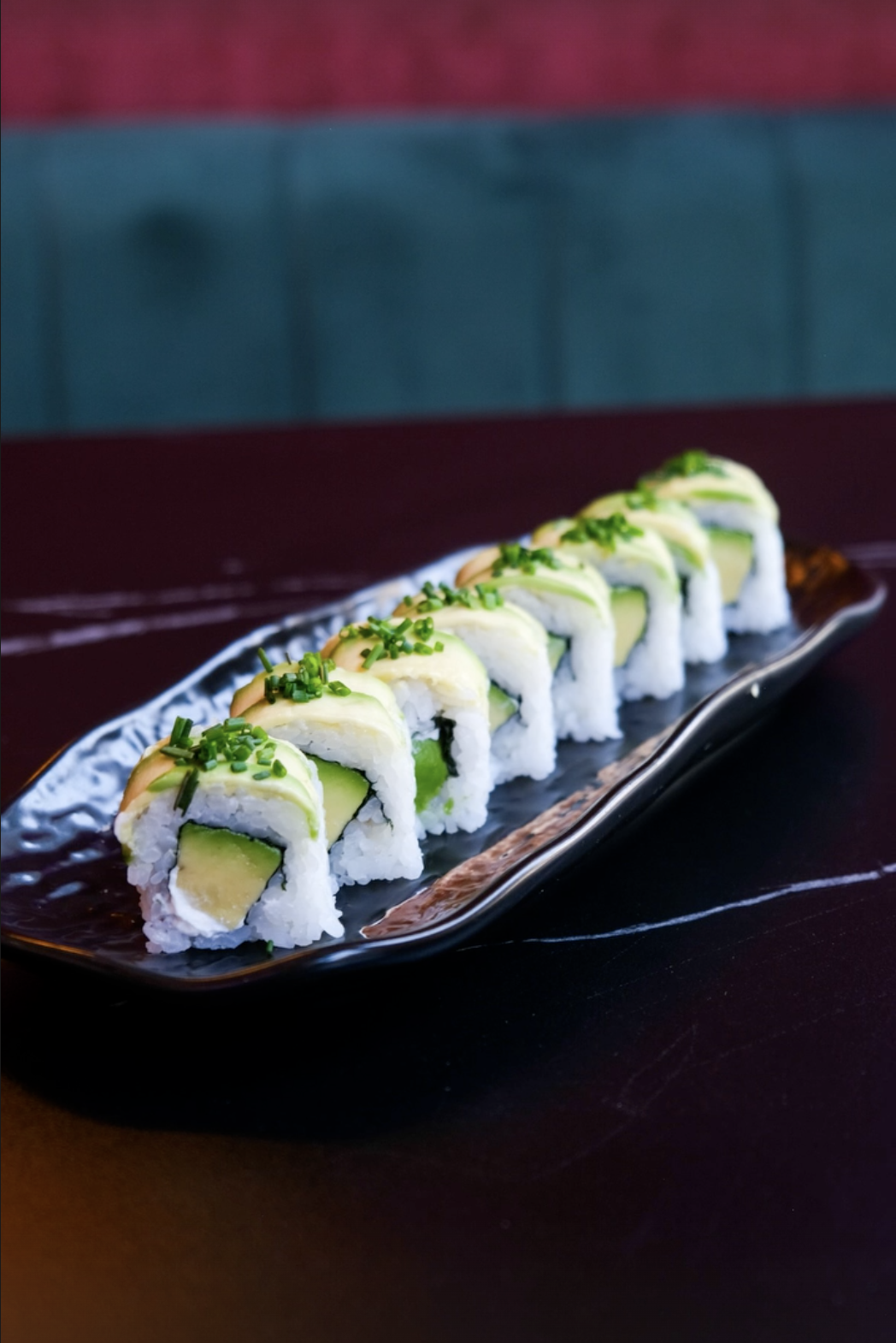 Sushi selection at L’Adresse