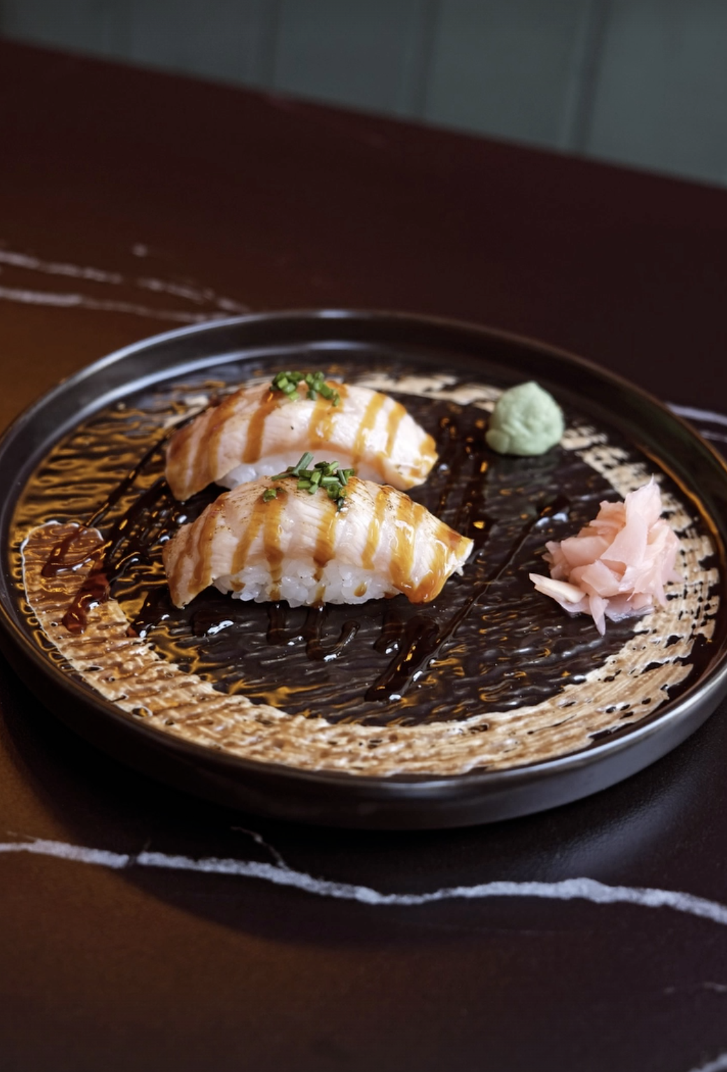 Sushi nigiri at L’Adresse